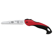 FELCO FELCO600 Segaccio Pieghevole Lama 160 mm Acciaio Temprato e Cromato per Destrimani e Mancini colore Nero Rosso