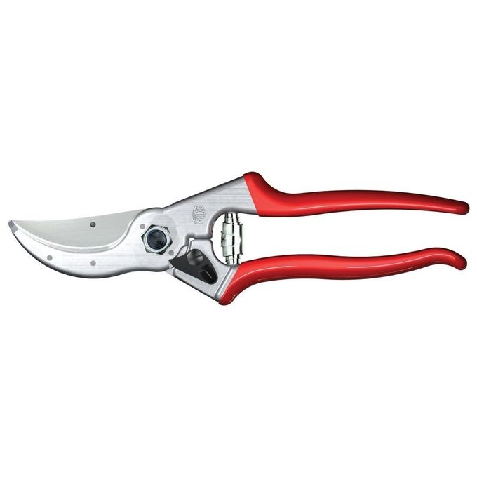 Felco F-4 Forbici per Potatura Lama con Tagliafili Regolazione con Dado Lunghezza 210 mm Diametro Taglio 25 mm colore Rosso
