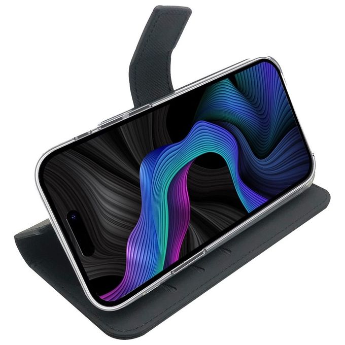 Celly Wally Case per iPhone 15 Nero