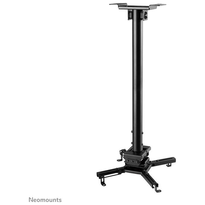 Neomounts CL25-540BL1 Supporto a soffitto per proiettore regolabile in altezza 60,5-90,5 cm capacita' 35 Kg rotazione 360° inclinazione ±20° colore Nero