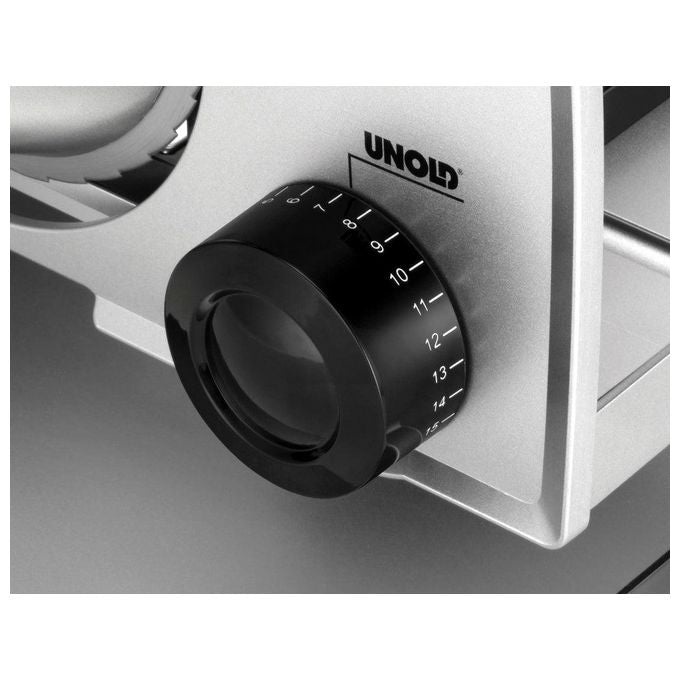Unold Affettatrice Metallo Plus 100W a Filamento Libero in Acciaio Inox