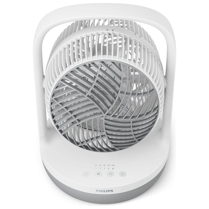 Philips CX2050-00 Serie 2000 Ventilatore da tavolo a pale 22 cm 738 m³-h 3 velocita' 23 dB Timer modalita' notte colore Grigio