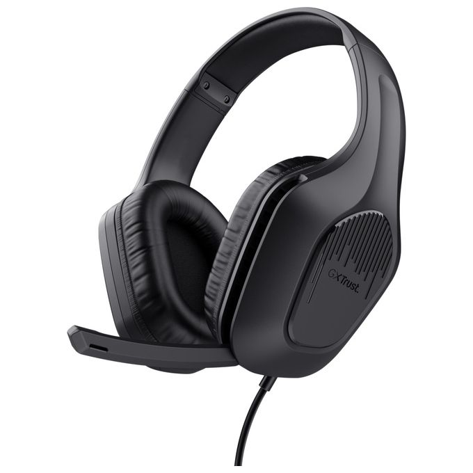 Trust GXT 415 Zirox Auricolare Cablato a Padiglione da Gaming Nero