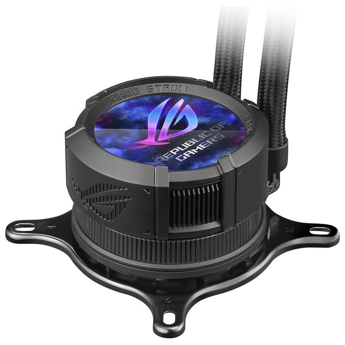 ASUS 90RC00W1-M0UAY0 ROG Strix LC III Dissipatore a Liquido CPU 360mm Asetek Gen7 V2 Display LCD 2.1'' ARGB RGB Addressable Nero