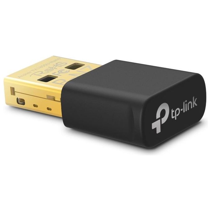 TP-Link ARCHER TX1800U NANO Adattatore USB Wi-Fi 6 AX1800 Dual Band 1201 Mbps 5 GHz 574 Mbps 2.4 GHz MU-MIMO OFDMA WPA3 colore Nero