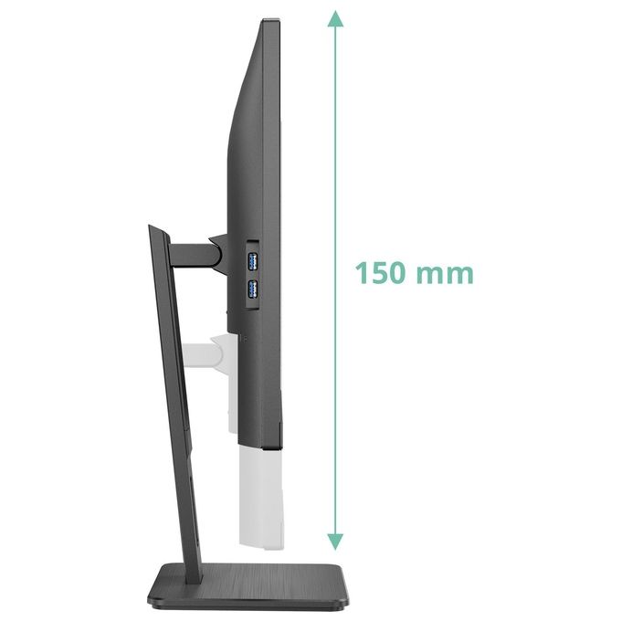 AOC Q27P3CW Pro-line Monitor PC 27'' Quad HD IPS LED 2560x1440 Webcam 5MP USB-C 65W Hub USB 3.2 colore Nero