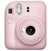 Fujifilm 16806107 Instax Mini 12 Fotocamera Istantanea Flash Integrato Specchio Selfie Esposizione Automatica colore Rosa