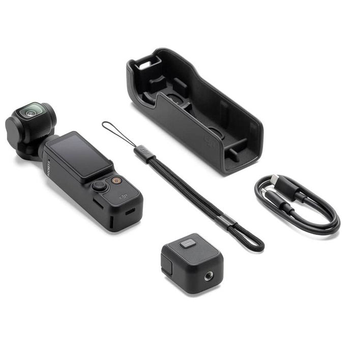 DJI CP.OS.00000301.01 Osmo Pocket 3 Action Cam Gimbal 3 assi CMOS 1'' 4K 120fps 9,4 MP colore Nero