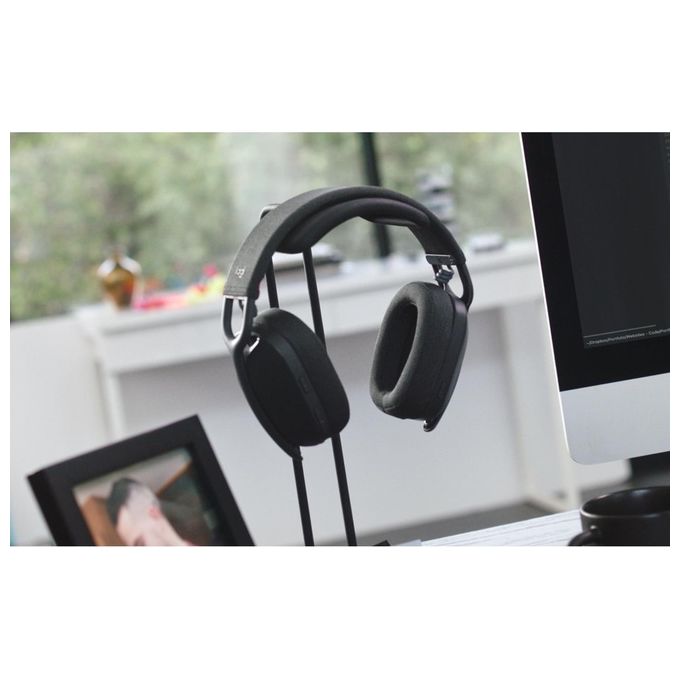 Logitech 981-001213 Zone Vibe 100 Cuffie Wireless Bluetooth Over-Ear 40mm 18h Multipoint Teams Meet Zoom colore Grafite