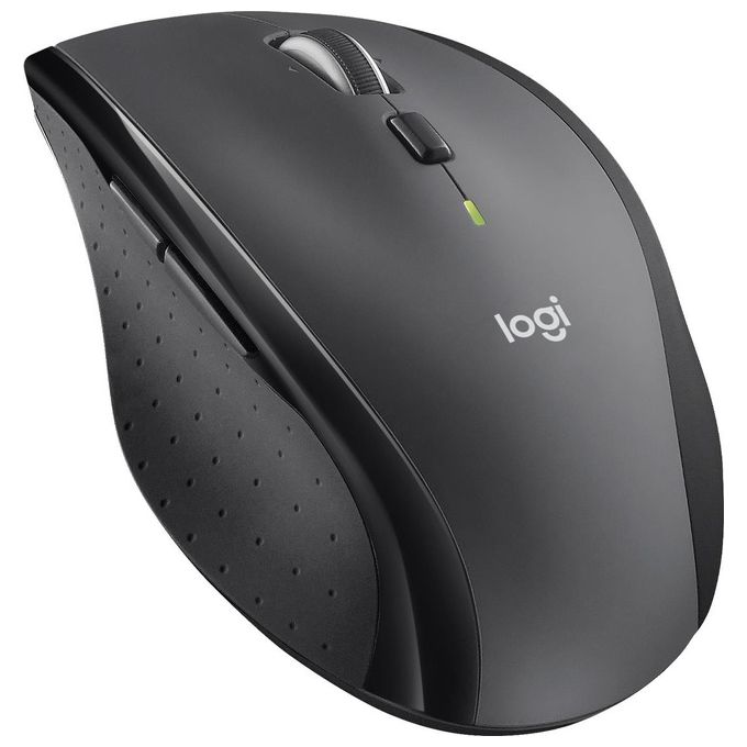 Logitech 705 Marathon Mouse Wireless, Ricevitore USB Unifying 2,4 GHz, 1000 DPI, 5 Pulsanti Programmabili, Durata Batteria di 3 Anni, Compatibile con PC, Mac, Laptop, Chromebook - Nero