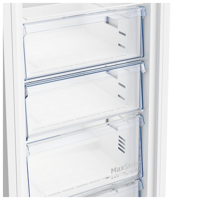 Beko B3RFNE294W Congelatore Verticale 260 L 170.5 cm Classe E 38 dB Total No Frost Libera Installazione colore Bianco