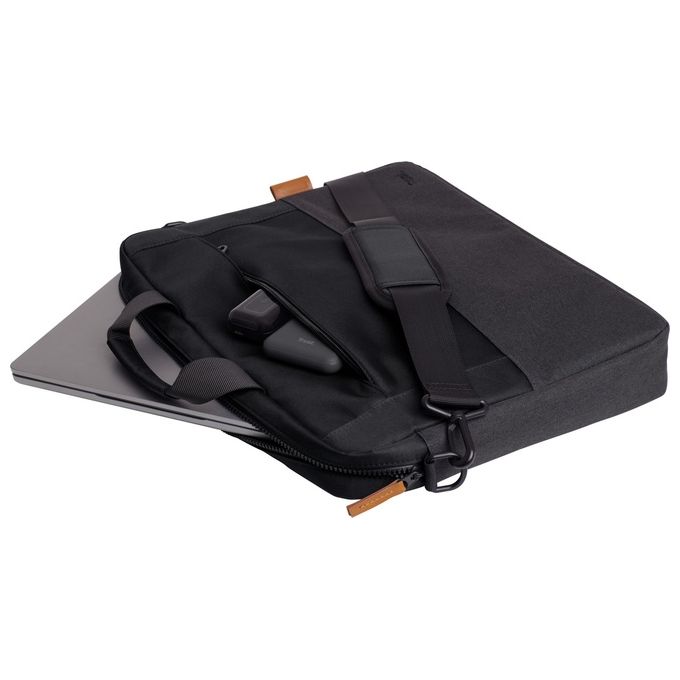 Trust 25246 Lisboa Borsa Porta PC 16'' Poliestere Riciclato Tracolla Rimovibile Cinghia Trolley colore Nero