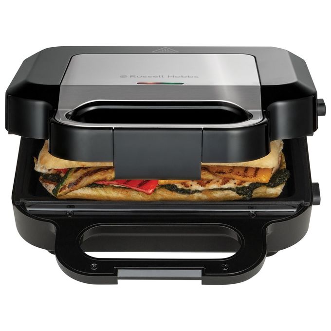 Russell Hobbs 26810-56 Creations Tostiera 3 in 1 Sandwich Waffle Griglia Antiaderente 750W piastre rimovibili colore Nero