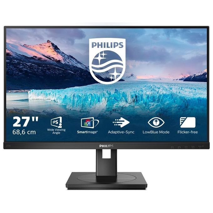 Philips 272S1M-00 S-Line Monitor 27'' IPS Full HD 1920x1080 75Hz Adaptive Sync 4ms Flicker-Free colore Nero