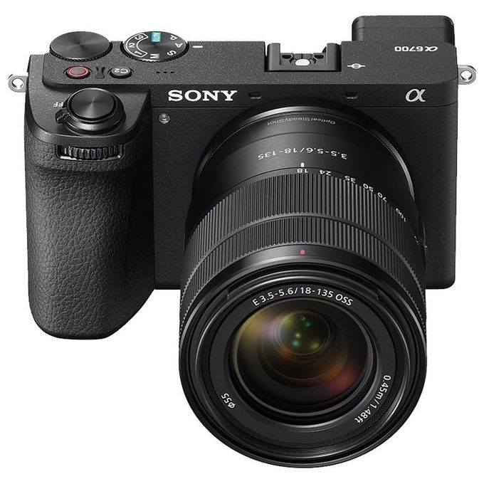 Sony ILCE6700MB.CEC Alpha 6700 Fotocamera Mirrorless APS-C 26 MP Video 4K 120fps Stabilizzazione a 5 Assi Touchscreen con Obiettivo 18-135mm colore Nero