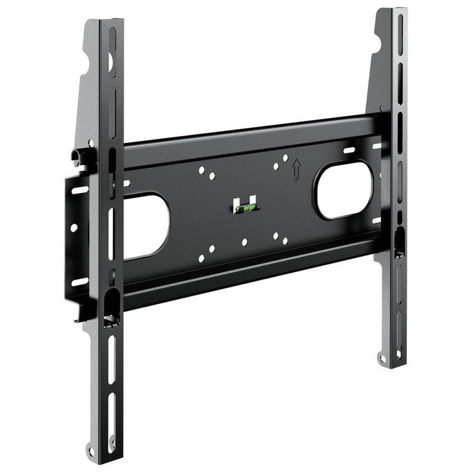 Meliconi 480876 Slimstyle Plus Extra Staffa TV da Parete 32'' 88'' VESA 200 300 400 Portata 60 Kg Cartongesso colore Nero
