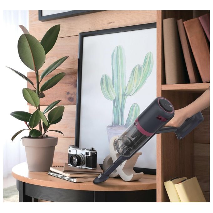 Hoover HFG10HX011 Go Scopa Elettrica Senza Filo Senza Sacchetto 0,55 L 200 W autonomia 45 min colore Grigio Magenta