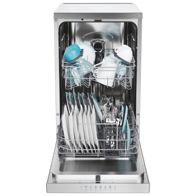 Candy CF0C7SB0FX Rapido' Lavastoviglie Libera Installazione 10 coperti Classe C 47 dB Wi-Fi 8 programmi (84.6x44.8x60.5 cm) colore Inox