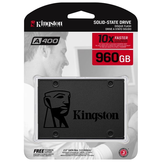 KINGSTON SA400S37-960G Ssd 960gb a400 Sata3 2.5 ssd 7mm