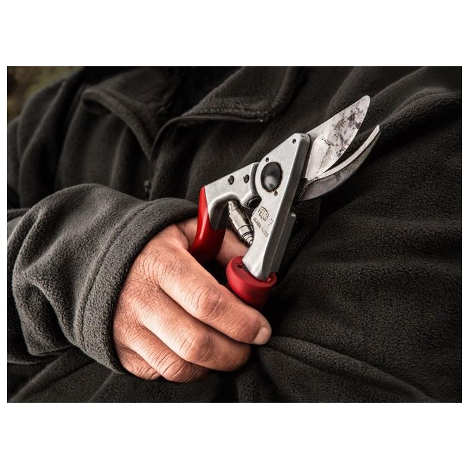 Felco 7 Cesoia per Potatura Professionale Lunghezza 210mm Capacita' di Taglio 25mm Impugnatura con Rotella Regolabile