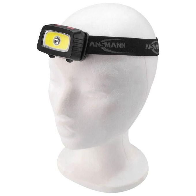 Ansmann HD200B Torcia a Fascia Led Nero-Grigio