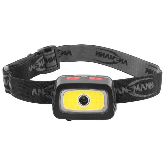 Ansmann HD200B Torcia a Fascia Led Nero-Grigio