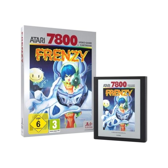 Atari FRENZY Videogioco per Atari 7800+ Cartuccia Fisica Genere Sparatutto colore Nero