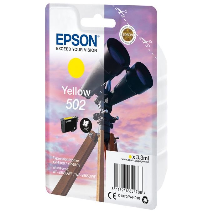 Epson Binocolo 502 Serie Cartuccia d'Inchiostro Giallo