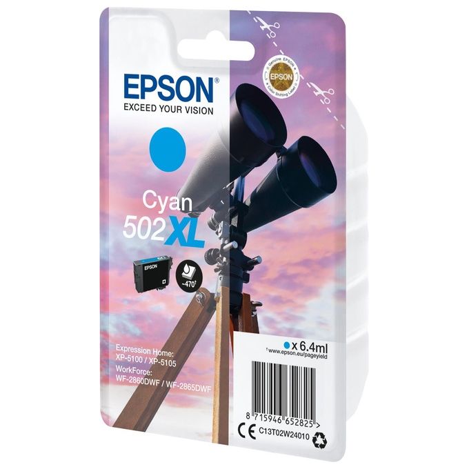 Epson 502xl Cartuccia Ciano Binocolo