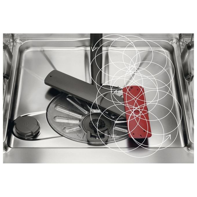 AEG FFB73747PM Serie 7000 Lavastoviglie Libera Installazione 15 coperti Classe D 40 dB AirDry Inverter GlassCare (85x60x60 cm) colore Acciaio Inox