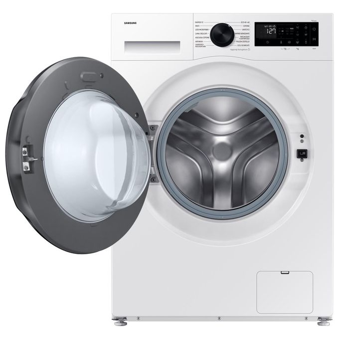 Samsung WD90DG5B15BEET Crystal Clean Lavasciuga Frontale 9-6 Kg 1400 rpm Classe A AI EcoBubble Vapore Wi-Fi (85x60x60 cm) colore Bianco