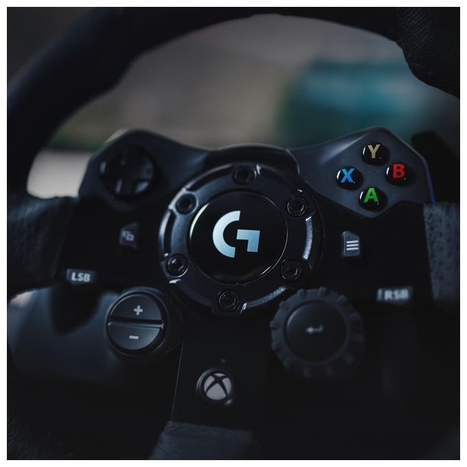 Logitech G G923 TrueForce Volante da Corsa con Pedali USB 2.0 PC Xbox One Xbox Series X S colore Nero