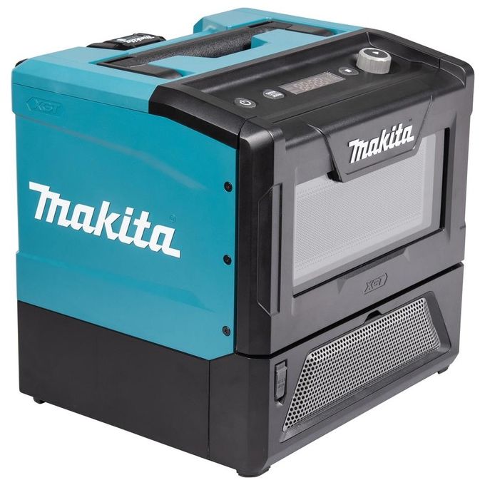 Makita MW001GZ Microonde Cordless 8 L 500 W con Display LED e Controllo Elettronico colore Nero Verde