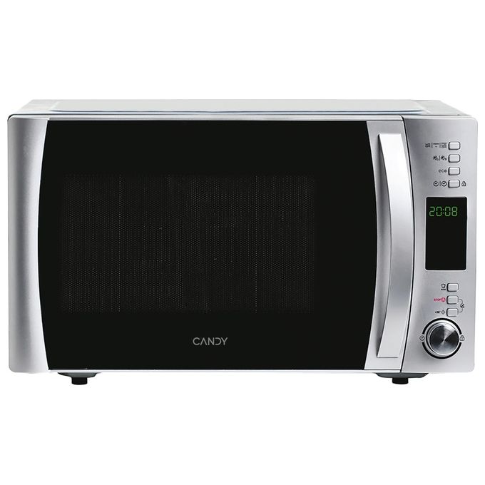 Candy CMXG25DCS COOKinApp Forno a Microonde Combinato con Grill Capacita' 25 Litri Potenza 900 W Display Digitale 40 Programmi App Simply-Fi Silver