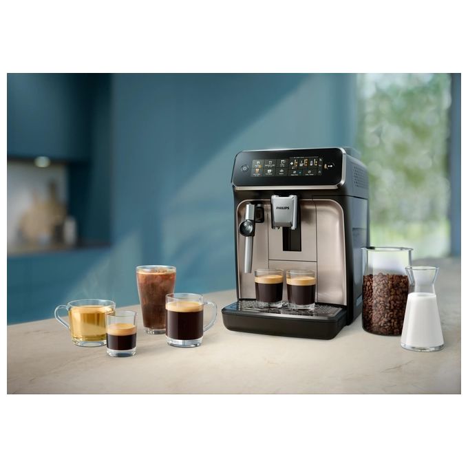 Philips EP3321-40 Serie 3300 Macchina da caffe' Automatica 1.8 L 15 bar 1500 W Macinatore Ceramica 5 Bevande colore Nero