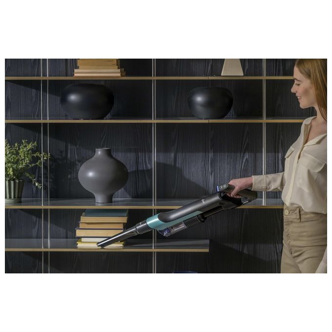 Hoover HF201P 011 HF2 Aspirapolvere Scopa Elettrica a Batteria Ciclonica Senza Sacchetto 1 L 40 min autonomia colore Blu