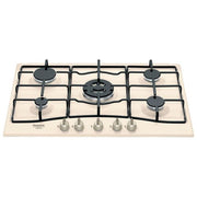 Hotpoint Ariston PCN 750 T (OW) R -HA Piano Cottura a Gas 5 Zone 75 cm Avorio