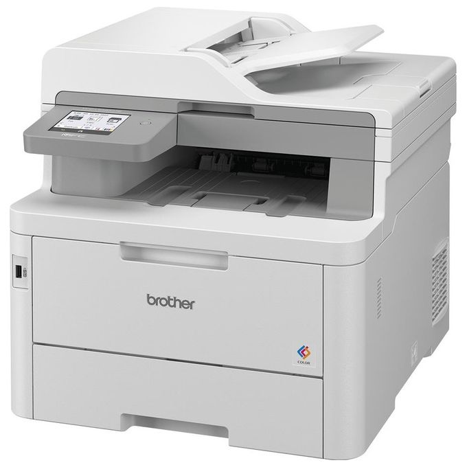 Brother MFCL8340CDWRE1 Stampante Multifunzione LED a Colori 30 ppm Fronte Retro Touchscreen 8.8 cm Wi-Fi USB ADF 50 fogli colore Bianco