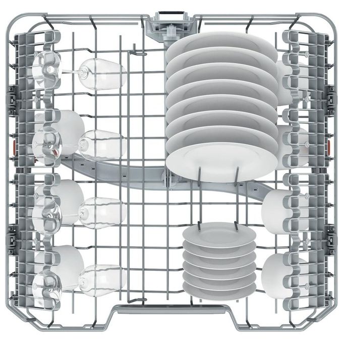 Hotpoint HI 5030 W Lavastoviglie da incasso 14 coperti Classe D 43 dB Motore Inverter AquaStop (82x60x56 cm) colore Argento