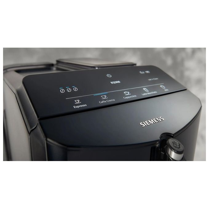 Siemens TF301E19 EQ300 Macchina da caffe' automatica 1,4 L 15 bar 1300 W OneTouch MilkPerfect colore Nero piano lucido
