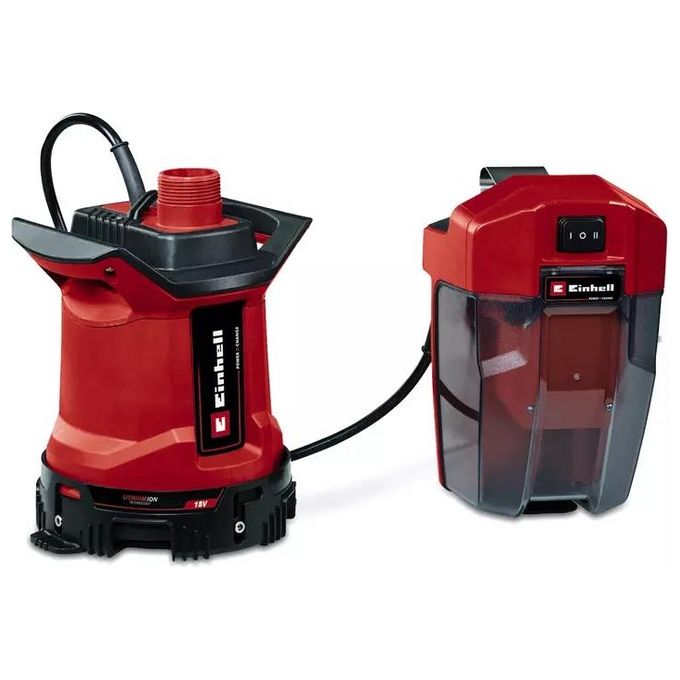 Einhell 4181590 GE-DP 18-25 LL Li Pompa sommersa a batteria per acque sporche 7000 l-h 18 V colore Nero Rosso