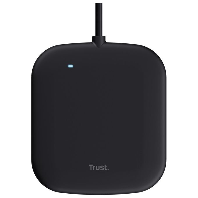 Trust 24736 Ceto Lettore Smart Card Contactless NFC USB 2.0 CIE DNI 3.0 ISO 14443 Plug and Play colore Nero