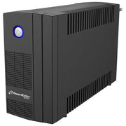 PowerWalker BASIC VI 650 SB Gruppo di Continuita' UPS Linea Interattiva 650 VA 360 W 2 Prese AC LCD AVR USB colore Nero