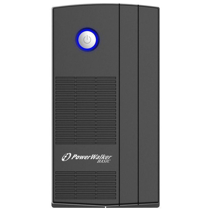 PowerWalker BASIC VI 650 SB Gruppo di Continuita' UPS Linea Interattiva 650 VA 360 W 2 Prese AC LCD AVR USB colore Nero
