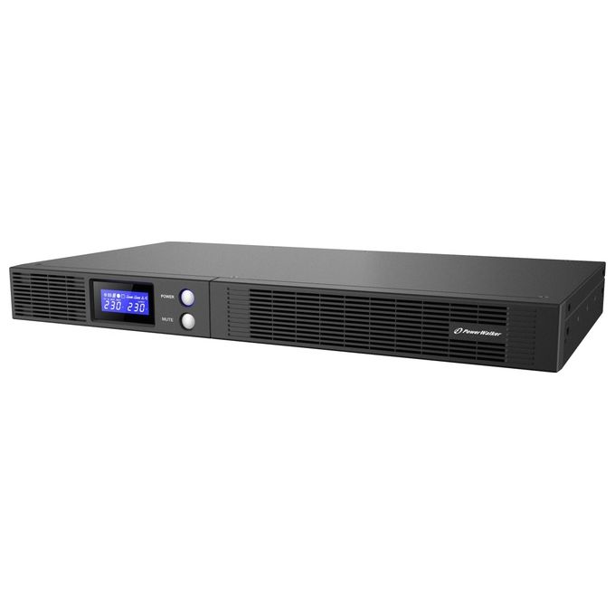 PowerWalker 10121048 Bluewalker USV 750 R1U Line-Interactive UPS 6 V 9 A colore Nero