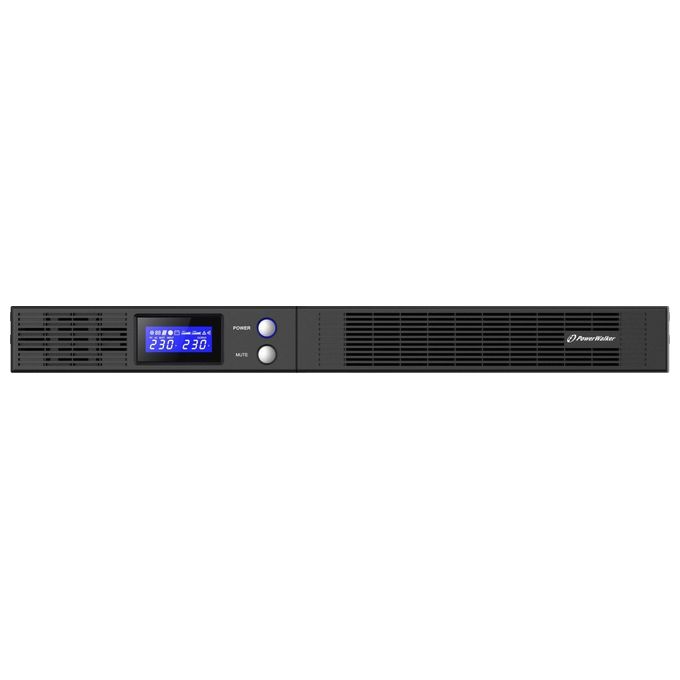 PowerWalker 10121048 Bluewalker USV 750 R1U Line-Interactive UPS 6 V 9 A colore Nero