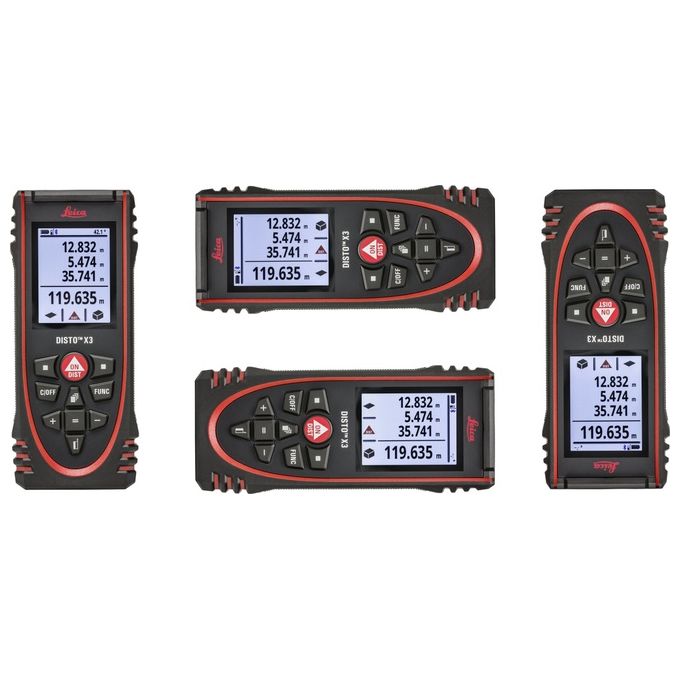 Leica DISTO X3 Leica DISTO X3 misuratore laser di distanza portata 150 m precisione ±1,0 mm IP65 Bluetooth Smart colore Nero