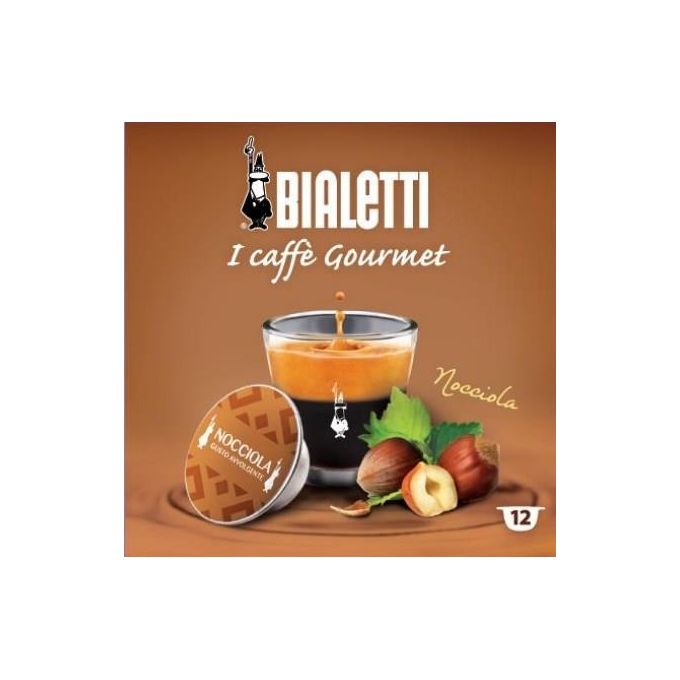 Bialetti Capsule Caffe Gourmet Nocciola 12 Pezzi