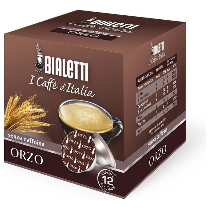 Bialetti Confezione da 12 Capsule Orzo