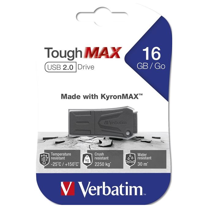 Verbatim ToughMAX Memory Usb 16Gb Usb 2.0